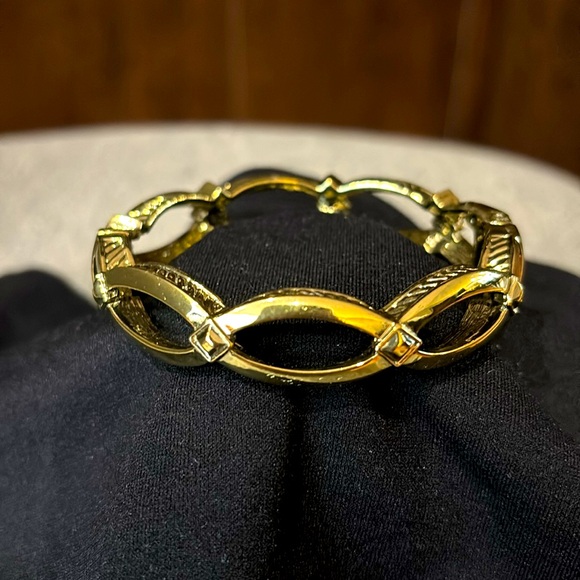 Heidi Daus turquoise cap multicolour crystal hinged bracelet set - Picture 6 of 7